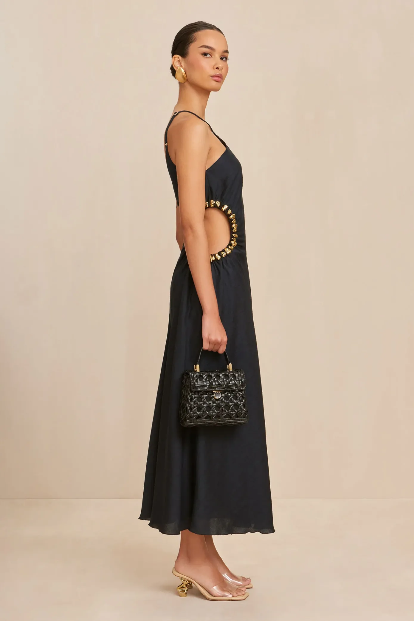 Cult Gaia Dresses>SILVIA DRESS - Black