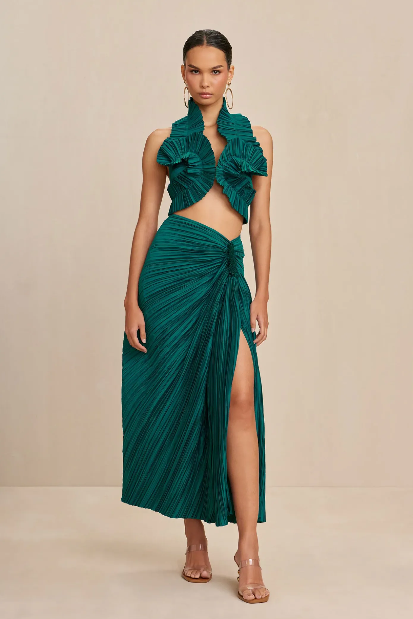 Cult Gaia Sets|Bottoms>SONOMA SKIRT - Seamoss