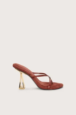 Cult Gaia Evening|Sandals>SORIAH SANDAL - Mahogany