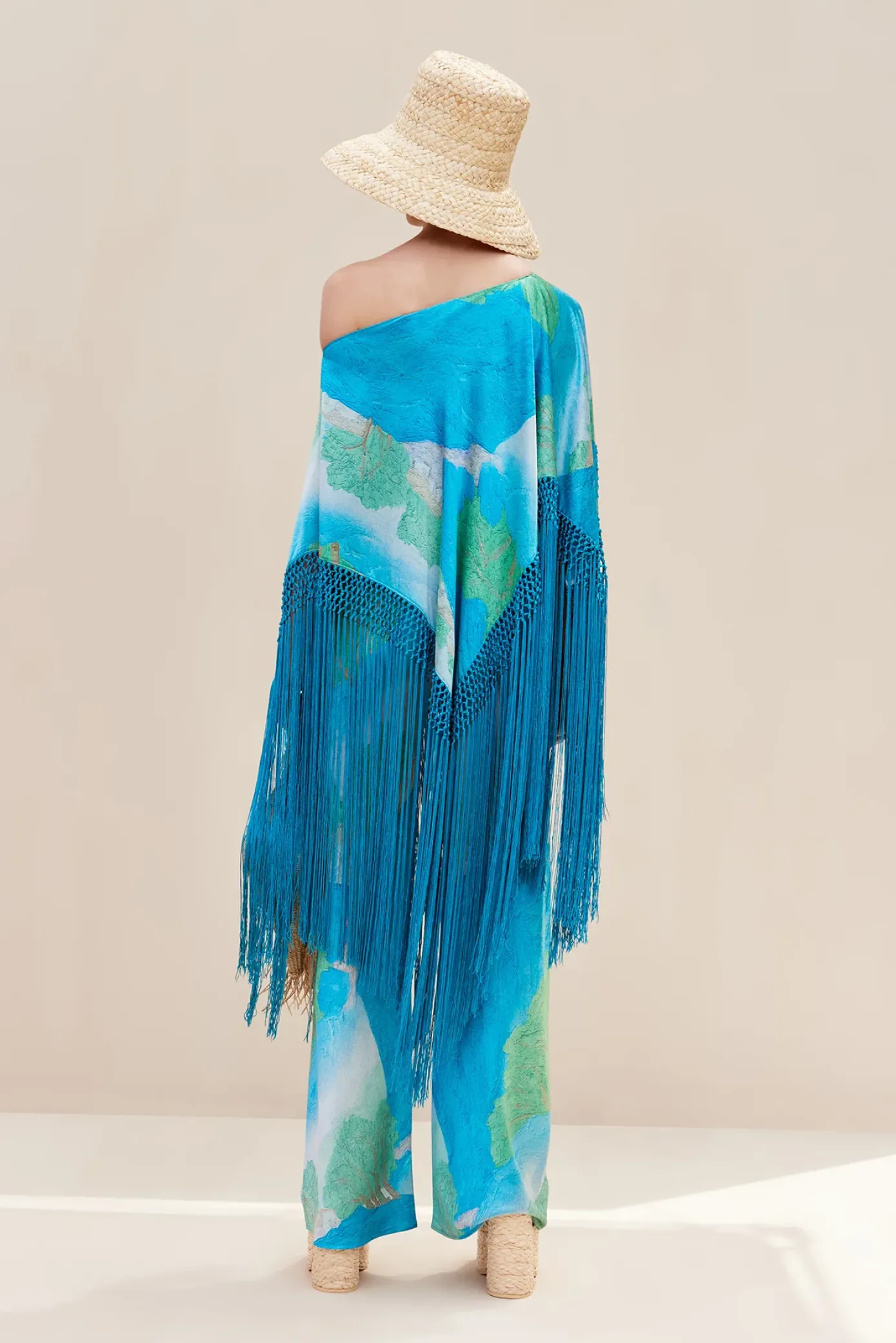 Cult Gaia Sets|Bottoms>STACIE PANT - Landscape Print