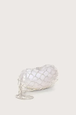 Cult Gaia Mini Bags|Clutches>TALLULAH WRISTLET - Pearl