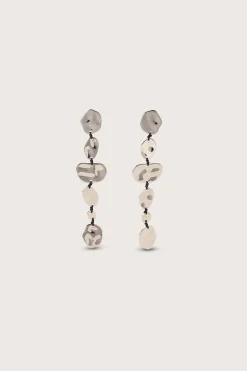 Cult Gaia Earrings|Jewelry>VAL EARRING - Shiny Silver