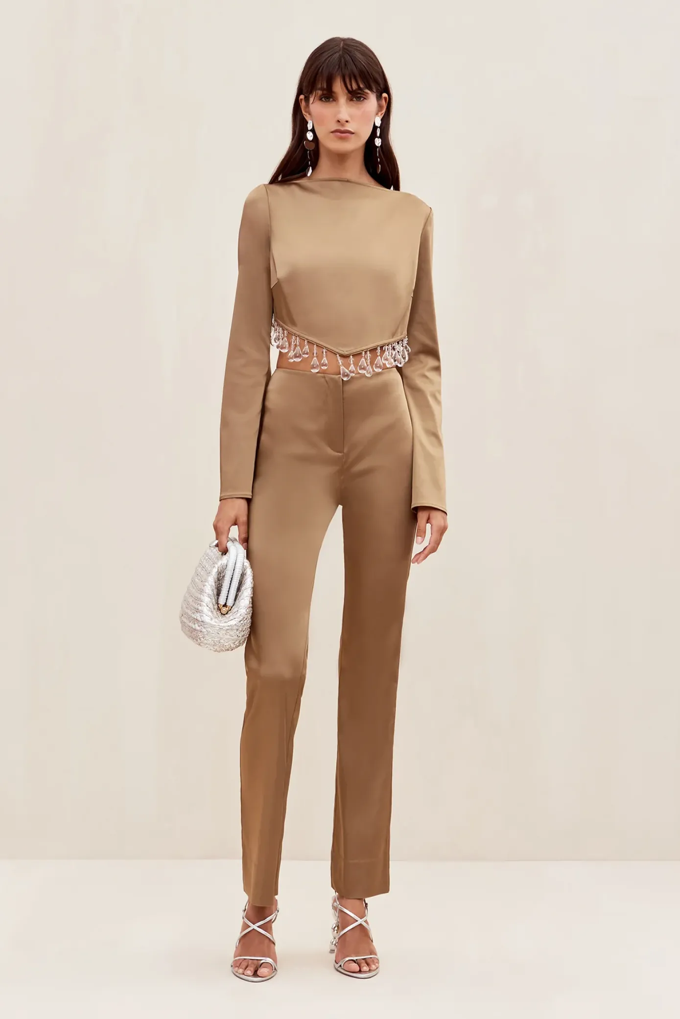 Cult Gaia Bottoms>VILLIE PANT - Affogato