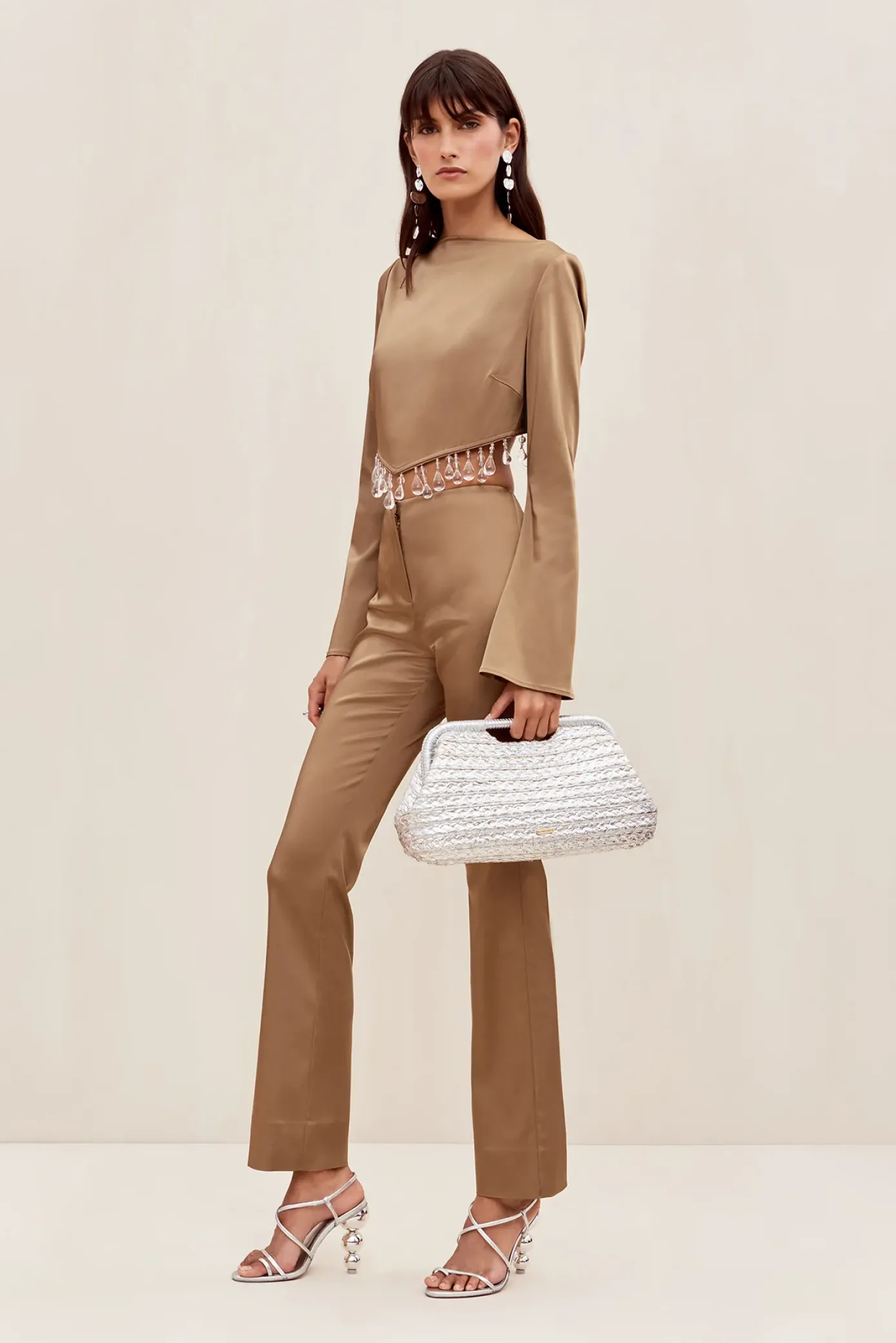 Cult Gaia Bottoms>VILLIE PANT - Affogato