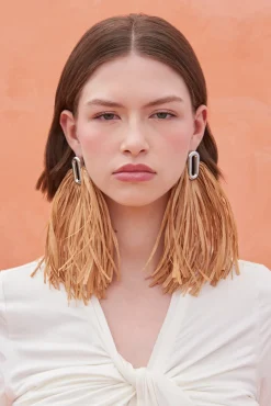 Cult Gaia Earrings|Jewelry>VIOLA EARRING - Antique Silver