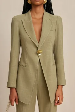 Cult Gaia Outerwear>WANYE BLAZER - Tea
