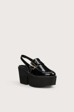 Cult Gaia Shoes>YESSIE SLING BACK - Black
